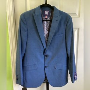 SALE - Savile Row Blue Sport Coat, size 38R, NWT